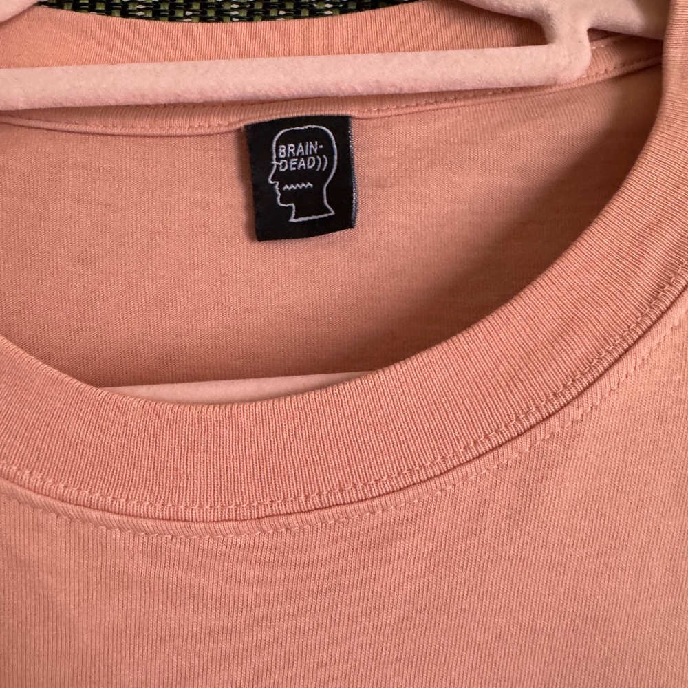 Brain Dead Graphic T-Shirt - Peach - Picture 2 of 3
